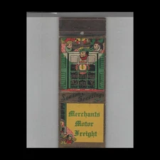 Matchbook Cover Trucking Merchants Motor Freight