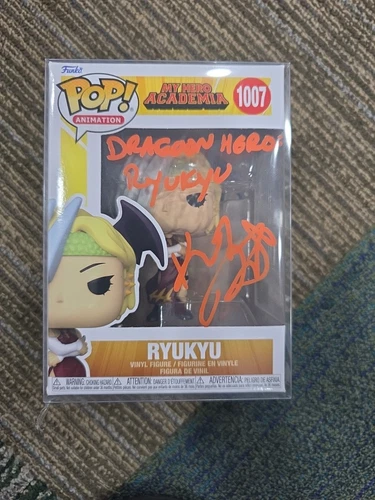 Funko Pop! Kateyln Barr Signed My Hero Academia S5 Vinyl Figure Ryukyu #1007