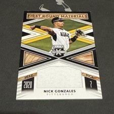 2020 Panini Elite Extra Edition - First Round Materials Nick Gonzales #FRM-NG 