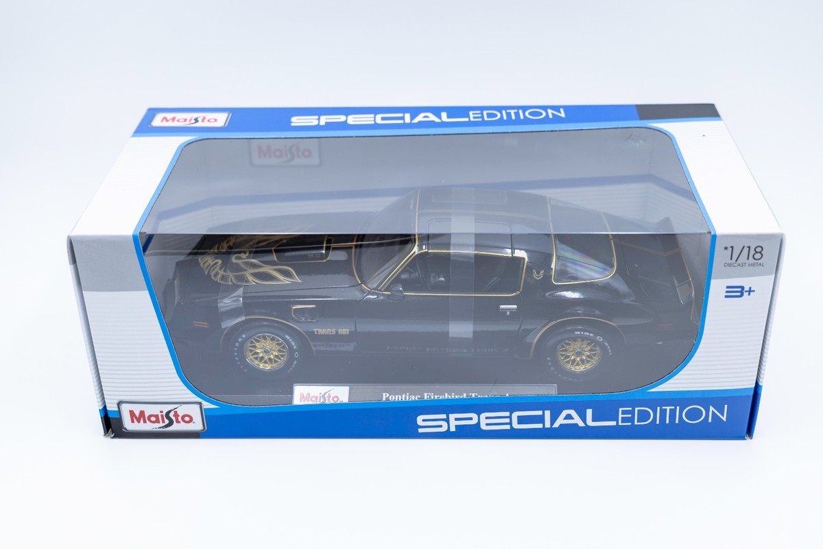 Maisto 1:18 Diecast Model Car - Pontiac Firebird Trans Am Black | eBay
