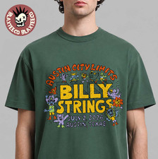 Billy Strings Austin Texas 2026 Night 1 At Austin City Limits On July 2 Green T-