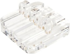 russell hazel Acrylic Cable Manager, 3  x 1.5  x 3  , Cord Organizers,...