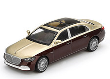 Mini GT 1/64 MERCEDES BENZ MAYBACH S680 Die Cast Model -GOLD/RED-
