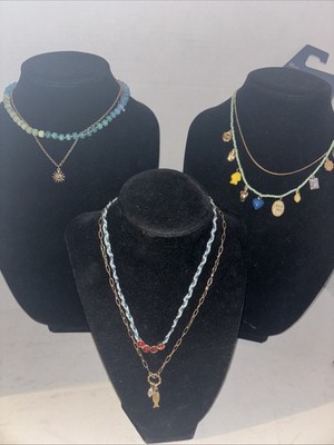 3 Target Necklaces Universal Thread   Sea theme Beach  Ciao Bella Vita   NEW