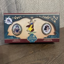 Disney Store Art of Snow White Box Set 3 Pins LE 1150 D23 Expo 2017