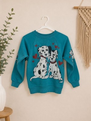 Vintage J.E. Morgan Fleecewear Kids Dalmatian Sweatshirt