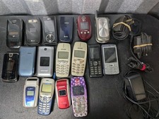 Lot Of 27 Old Vintage Flip Phones, Brick Phones, Keypad Phones UNTESTED