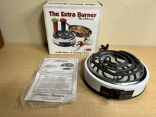 Vintage Munsey Extra Burner FB-1 Electric Hot Plate 1100W USA Made Tested Works