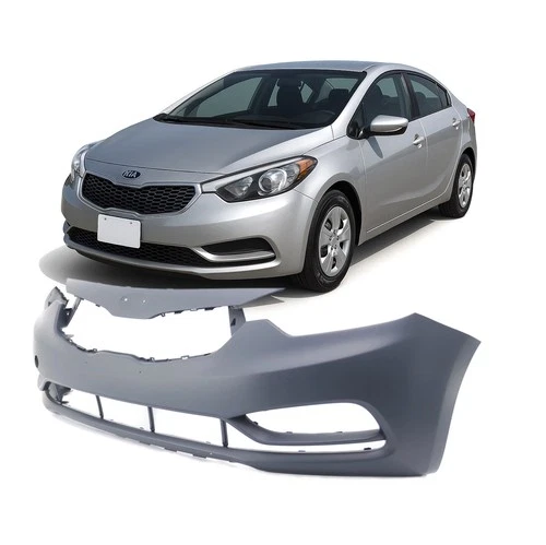 2014-2016 Kia Forte EX LX SX Primed Front Bumper Cover KI1000163 86511A7000