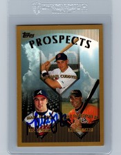 1999 Topps - Prospects Mark DeRosa #426 AUTO AUTOGRAPHED SIGNED ATLANTA BRAVES