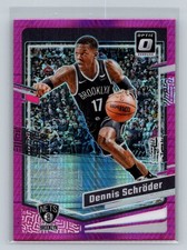 2023-24 Donruss Optic #106 Dennis Schroder Hyper Pink NBA Brooklyn Nets