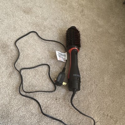 Revlon Brush Dryer Hot Air Brush Hair Dryer Styler Electric Black/Red