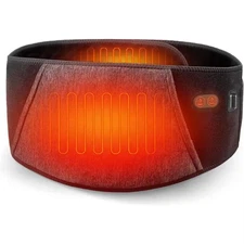 Cordless Rechargeable Heated Waist Belt for Low Back and Belly Relief: Slim Desi