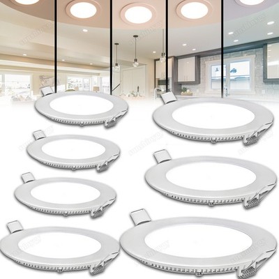 LED Panel Einbaustrahler Einbau Leuchte Spots Deckenleuchte Rund flach slim Flur