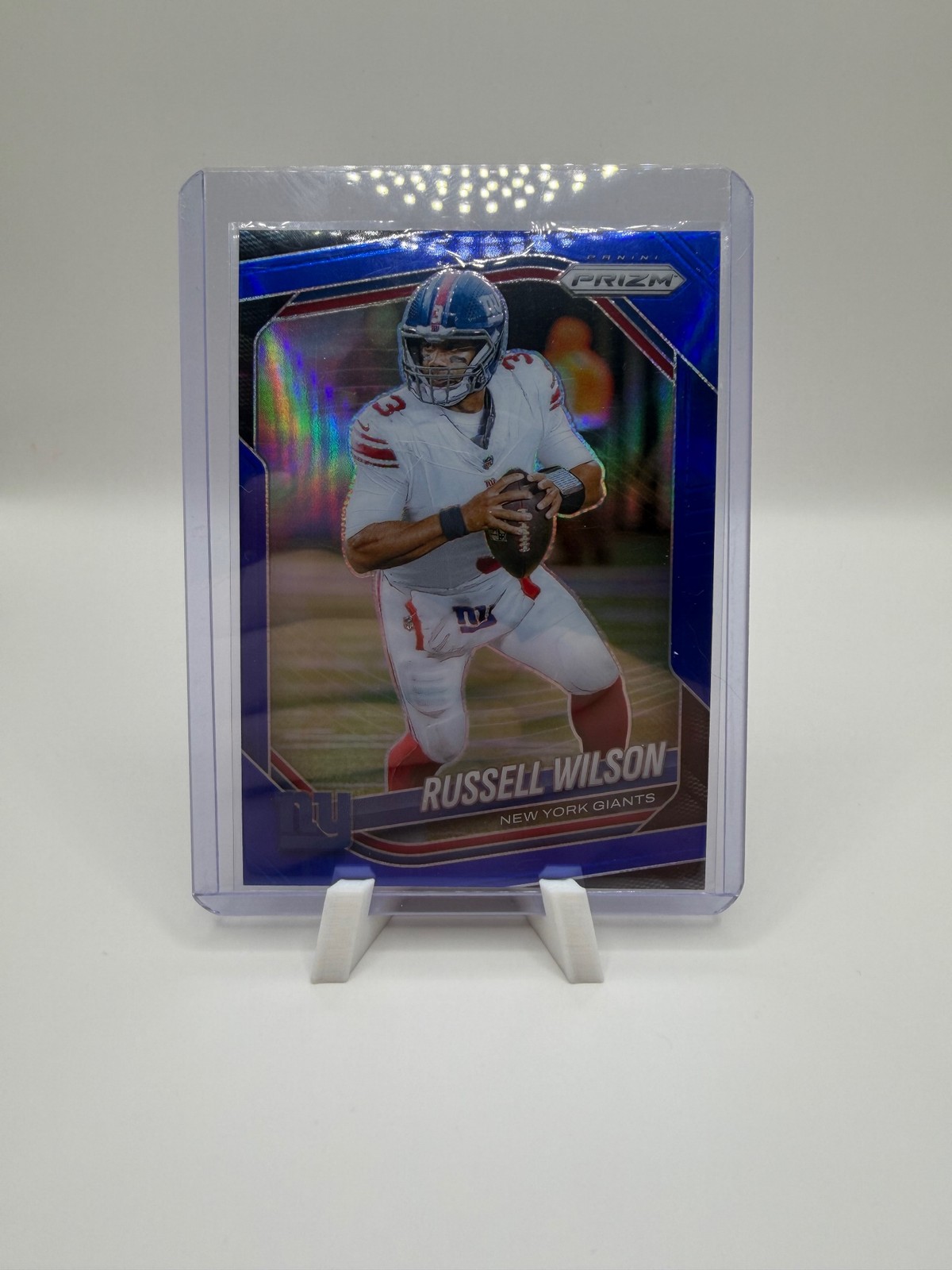 2025 Panini Prizm #202 Russell Wilson Blue