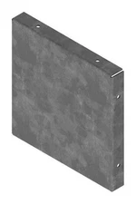 Nvent Hoffman Wireway Closure Plate, 1 T