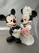 Disney Mickie Mouse And Minnie Mouse Wedding Cake Top Figure