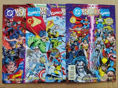 DC VS Marvel 1 2 3 4 1996 1-4 VF To VF/NM Batman Spider-Man Lot Of 4 (2)