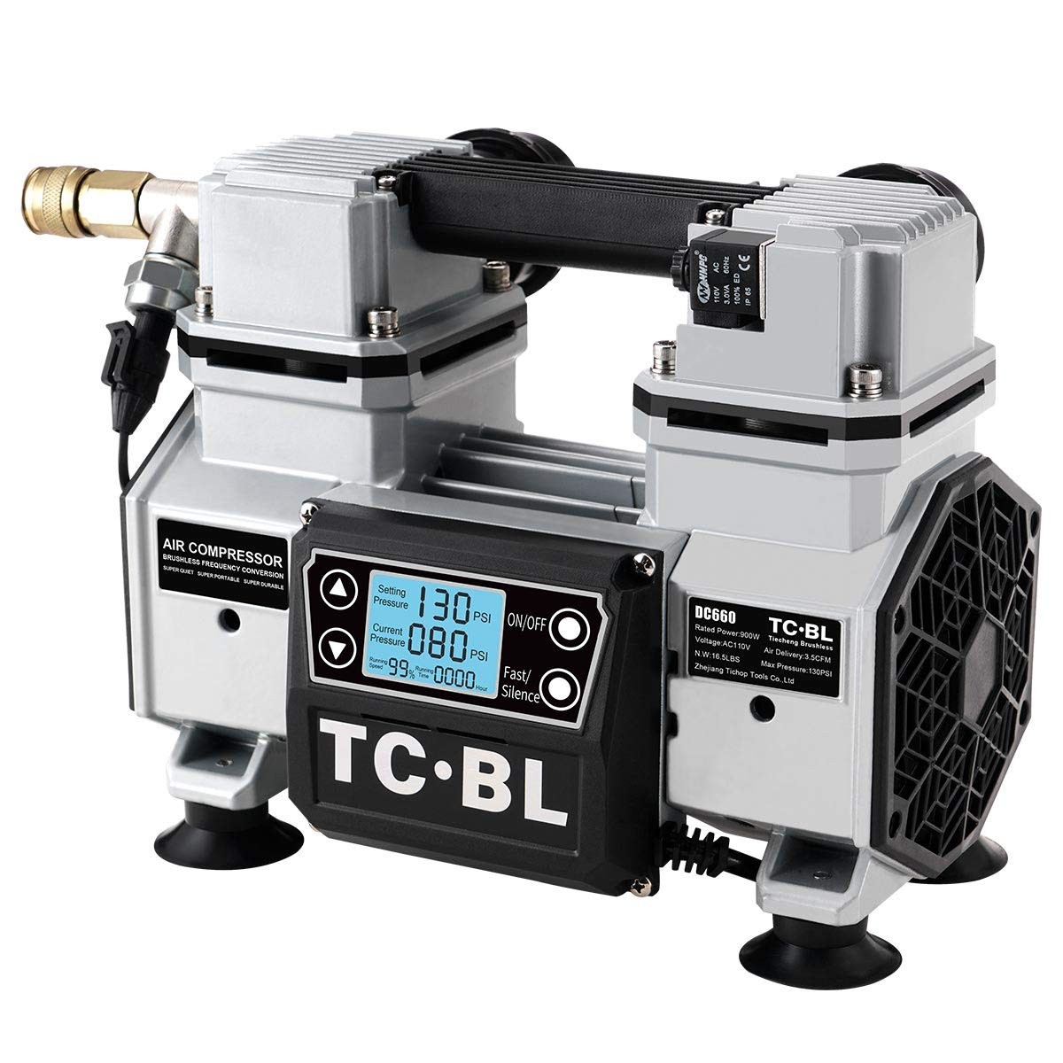 110v,ultra Quiet Oil Free And Lightweight Small