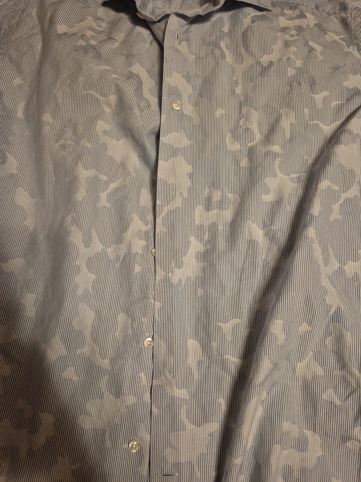 Vestido Zanella Manga Larga con Botón Delantero Talla Grande, 100% Algodón Foto 2 de 4