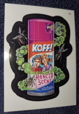 WACKY PACKAGES: KOFF - Off Insect Repellant 2005 Topps Parody Sticker Card #44
