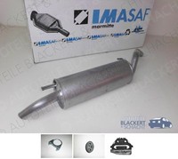 Imasaf ESD Auspuff Endtopf für Fiat Stilo Multiwagon 1.4+1.6 2003-2008+ZubehöR