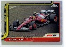 2025 Topps Chrome Formula 1 F1 Cars Refractor Lewis Hamilton #76 1k2m