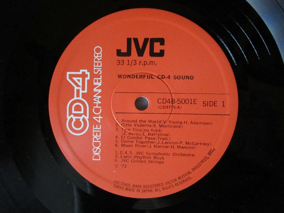 Wonderful CD-4 Sound - Quadraphonic JVC Japan 1972 - NM/NM - Bild 3 von 3