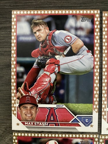 Los Angeles Angels 2023 Topps Gold Star Border Parallel Los Angeles Angels Lot - Picture 2 of 14