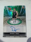 2025-26 Topps Chrome Autograph Issue Rookies Danny Wolf #TAUR2-DW Green Wave /99