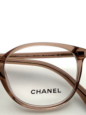 Chanel CH3432 1709 47mm Transparent Brown Pantos Eyeglasses Frame