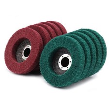 NuoDunco 10Pcs 4"Nylon 4 inches (outer), 5/8 (inner), 180/320 Grit