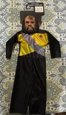 Vintage Worf Star Trek Next Generation Childs Small Costume 1992￼