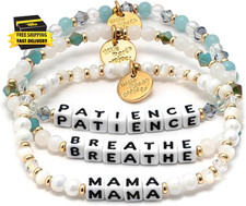 Mother'S Day Gifts, the Original Word Bracelet, Made with Colorful Beads and Pla