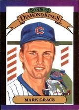 Mark Grace 1989 Donruss #17 Chicago Cubs FREE SHIPPING AutographDen