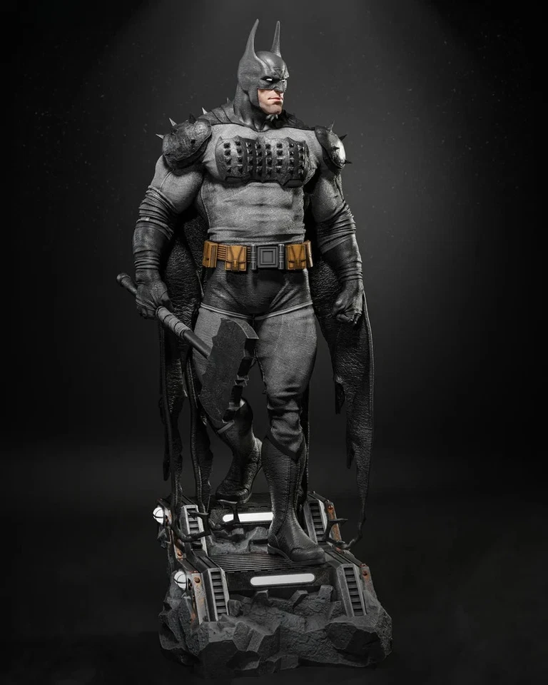 Estátua de resina Batman Absolute Fan Art pintada profissional escala 1/6 - feita sob encomenda - Imagem 3 de 3