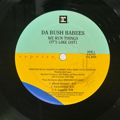 DA BUSH-BABEES WE RUN THINGS / ORIGINAL REPRISE RECORDS 041773 US