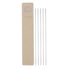5Pcs Extra Fine Knitting Needles 1.2mm Dia 14cm Length Mini Double Pointed