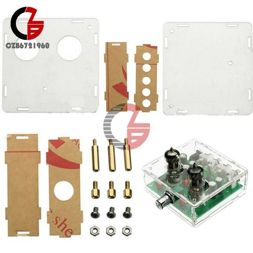6J1 AC12V Valve Pre-amp Tube PreAmplifier Board Headphone Amplifier Acrylic Case - Picture 17 of 54
