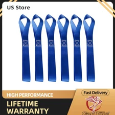 6pcs 1"x1FT Soft Loop Tie Down Straps 1500 Load Capacity 4500 Lbs for ATV UTV