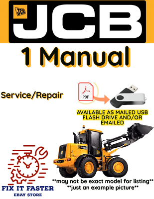 #ad JCB 426 WHEELED LOADING SHOVEL SERVICE REPAIR SHOP MANUAL PDF USB $30.00