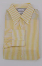 NWT Brunello Cucinelli Men "Slim Fit" Pinstripe Print Button-Down Shirt M A228