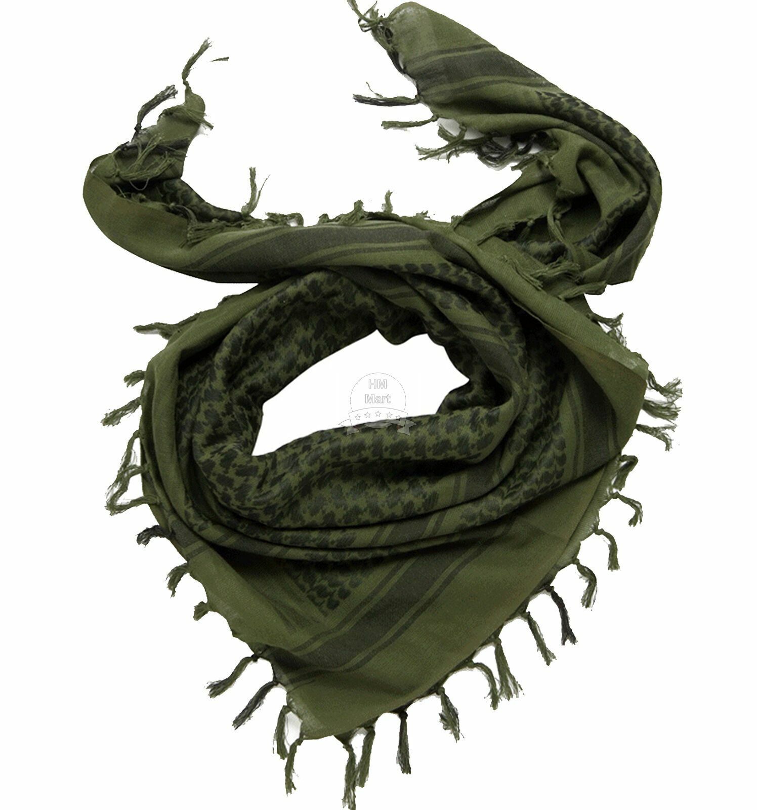 Shemagh Military Army Cotton Heavyweight Arab Tactical Desert Keffiyeh Scarf 42"