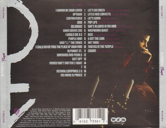Prince Ultimate 2xCD, Comp, Jew 2006 Funk, Pop Rock, Rhythm