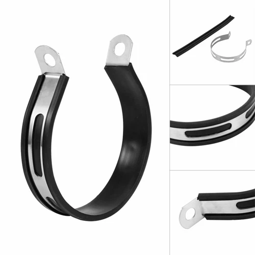 10cm Motorrad Auspuff Schalldämpfer Halterung Halter Schelle Gurt Halterung-Bracket - Bild 8 von 12