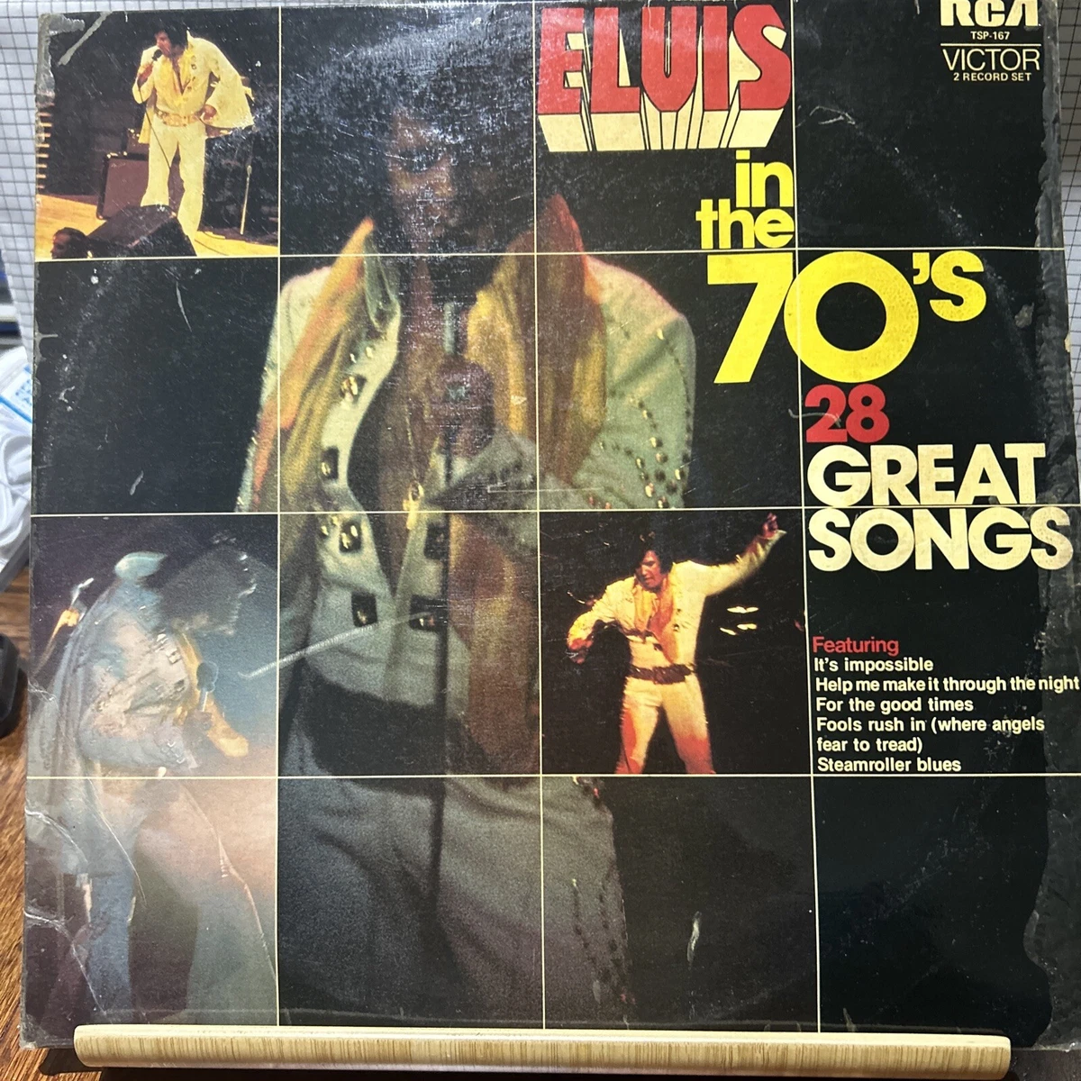 Elvis Presley In The 70's 28 Great Songs Double Record LP RCA TSP-167 1975(R5.6)