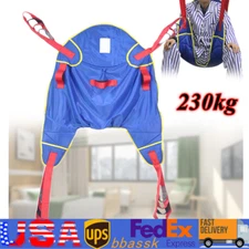 Comfortable Patient Lift Sling Full Body Protective Hoyer Drive Transfer Belt US