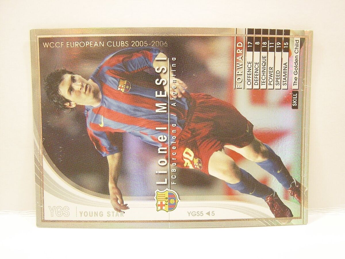 Panini WCCF 2005-06 YGS Lionel Messi No.30 FC Barcelona 05 Panini WCCF 2005-06 YGS Lionel Messi No.30 FC Barcelona 05