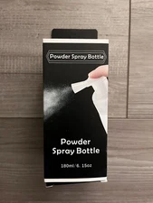 Clear powder spray bottle for arts crafts,makeup and barber use Multi use bottle