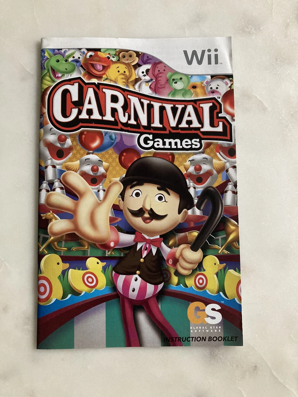 Carnival Games  |  Wii  |  Manual Only